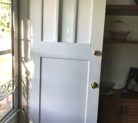 q painting front door