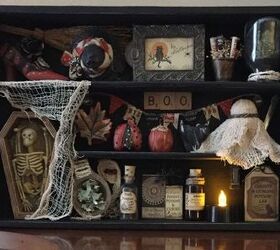 wood cutlery organizer finds the halloween spirit, Completing the Project