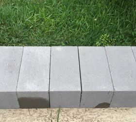 create more outdoor seating with a diy cinderblock bench