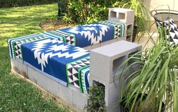 Create More Outdoor Seating With a DIY Cinderblock Bench