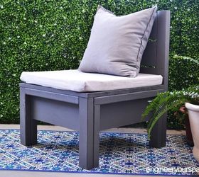 simple diy outdoor chair for a small balcony