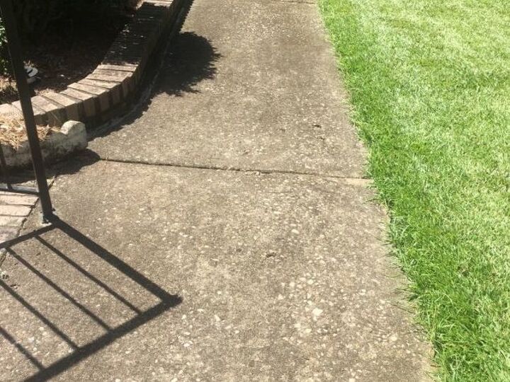 q how to clean aged dirty walkway and porch