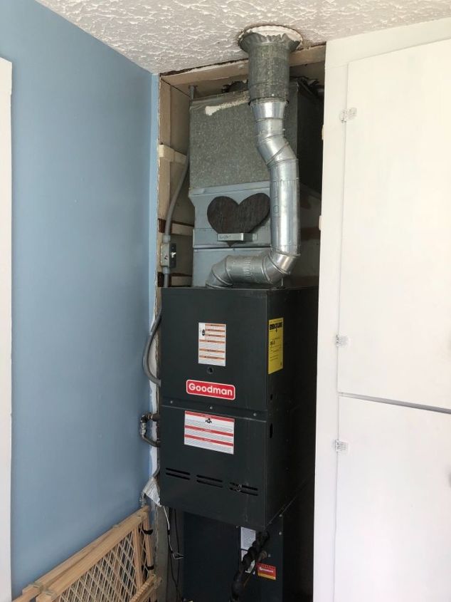 how do i cover this furnace up