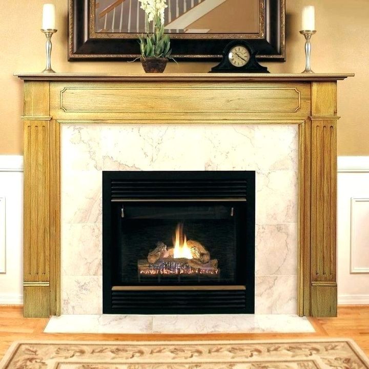 how do you apply airstone brick on fireplace wall with a mantel