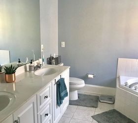 coastal farmhouse bathroom refresh