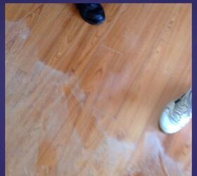q how to find out cause of discolored floor