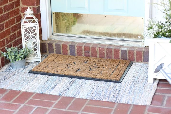 how to style a small front porch