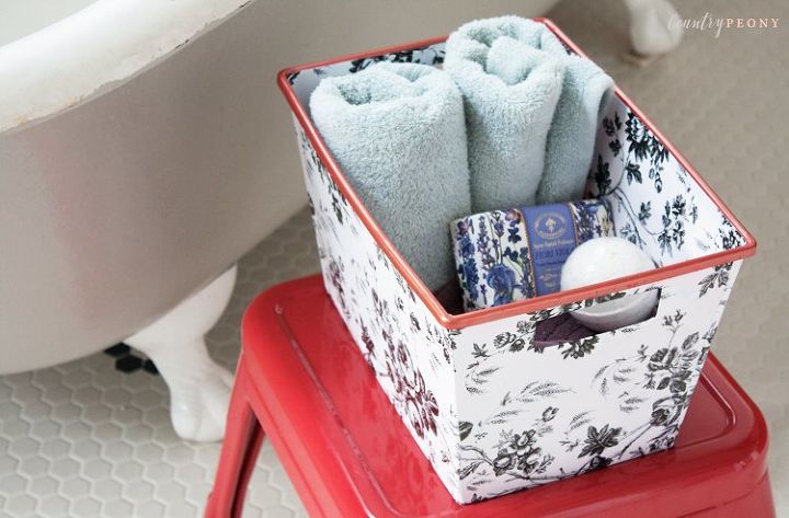 s these bloggers came up amazing organization ideas, Chic Dollar Store Storage