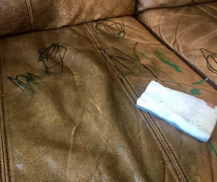 easy recipe to remove marker from the couch
