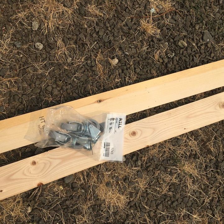 wooden rolling cart, Pallet Boards