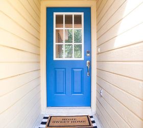 how to add a window to your front door