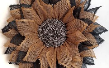 Mesh Sunflower Wreath Tutorial