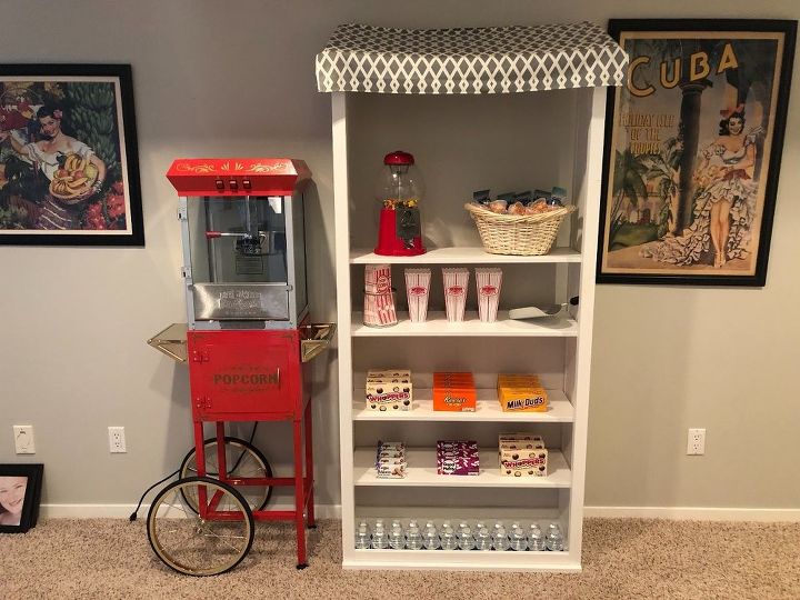 diy home theater concession stand