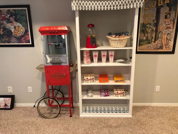 diy home theater concession stand