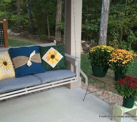s 17 inviting fall front porch ideas, Sunflowers mums say fall and we re ready