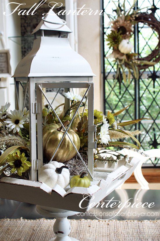 18 ideias de decorao de outono que nos fazem apaixonar, Pe a central de lanterna de outono