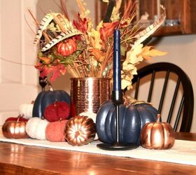 s 18 diy fall decor ideas we re falling for hard, Give your pumpkins some new age style