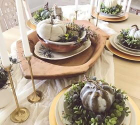 s 18 diy fall decor ideas we re falling for hard, You can make a beautiful fall tablescape