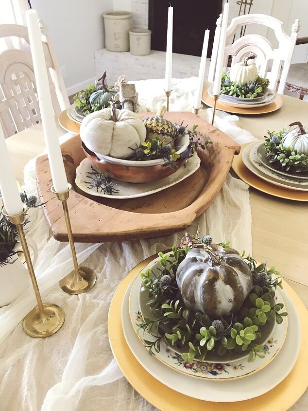s 18 diy fall decor ideas we re falling for hard, You can make a beautiful fall tablescape