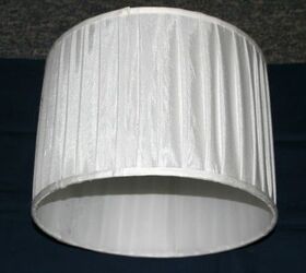diy ceiling light from a thrift store lamp shade