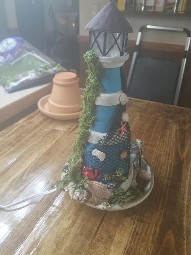 flower pot lighthouse
