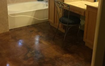 DIY Concrete Floor Remodel With Acid Stain