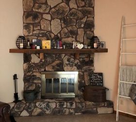 looking for the best way to whitewash a flagstone fireplace
