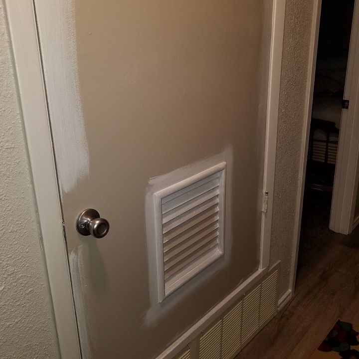 q can i cover the hall utility door vent