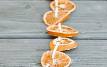 Guirnalda de naranjas secas