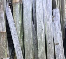 how to use old fence boards on a wall
