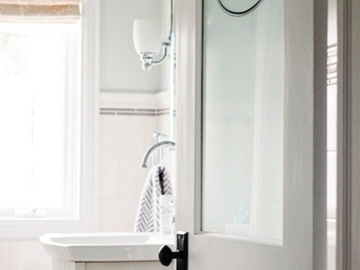 q how do i add a window or faux window to a modern hollow interior door