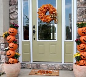 Fall to Halloween: Transform Your Porch With Festive Pumpkin Planters
