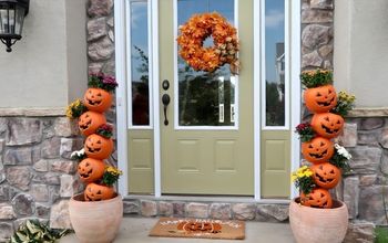 Fall to Halloween: Transform Your Porch With Festive Pumpkin Planters