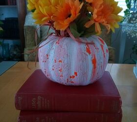 pumpkin flower pot
