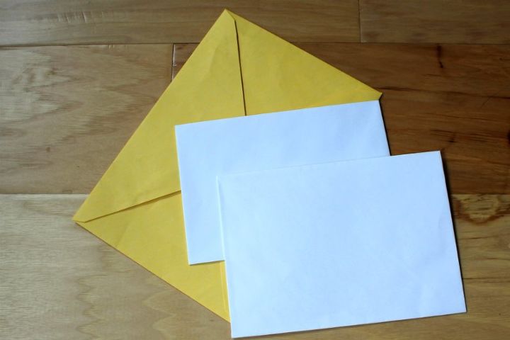 super easy diy envelopes