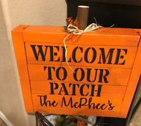 personalized porch pumpkin
