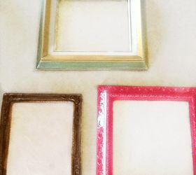 5 tips to create the perfect gallery wall, A few old frames I had laying around