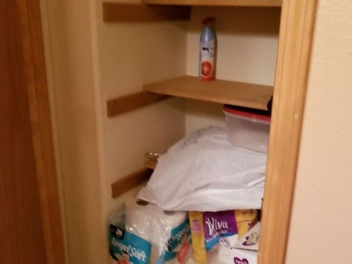 q small bathroom lack of storage