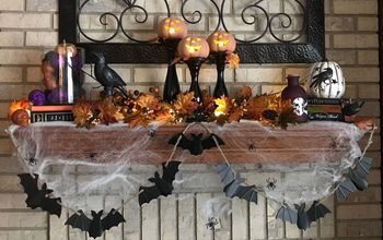 Halloween Mantel