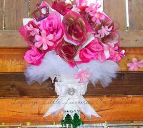 dollartree pumpkin wreath trimmed for bridal bouquet