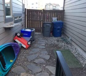 how do i create a liveable side yard in a small run area