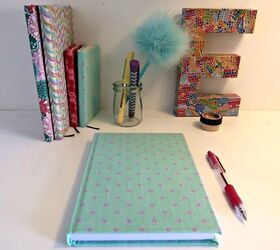 how to make easy fabric covered books