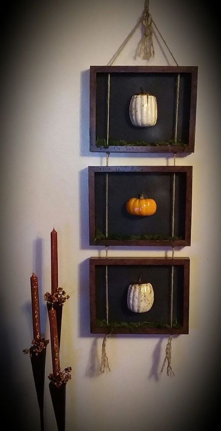 decorao de parede suspensa de outono