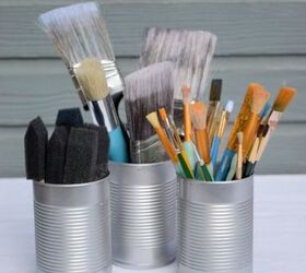 paint brush caddy a thrift store repurpose