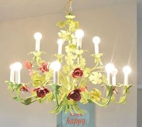 stunningly beautiful modernized rose chandelier
