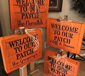 s 23 diy pumpkins you ve never seen before, Personalize your porch pumpkins