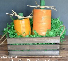 s 23 diy pumpkins you ve never seen before, Save those tin cans yes we re serious