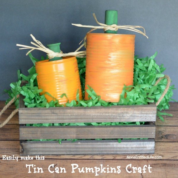 s 23 diy pumpkins you ve never seen before, Save those tin cans yes we re serious