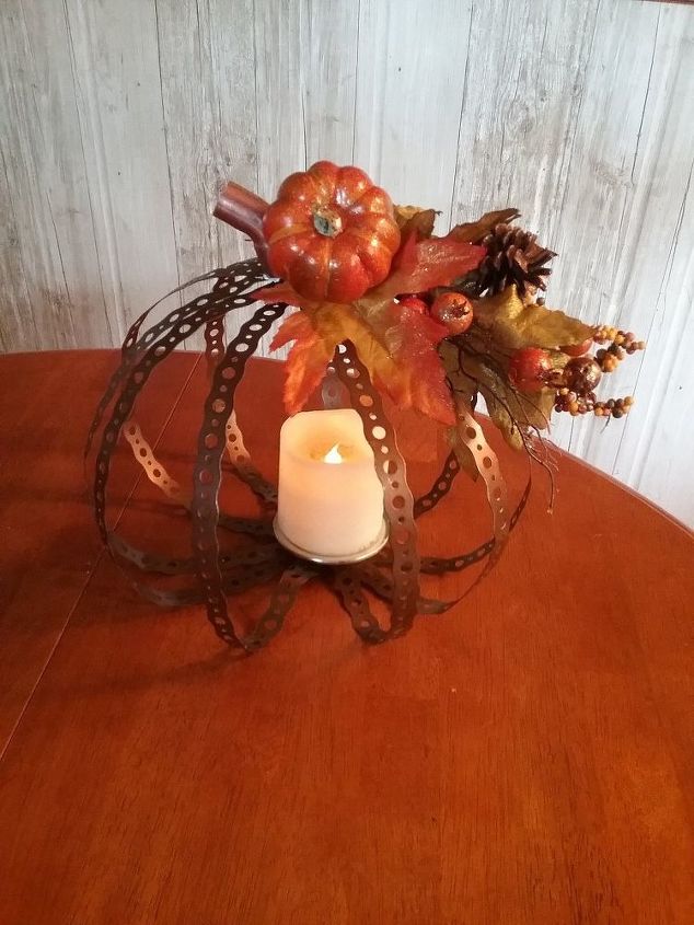 s 23 diy pumpkins you ve never seen before, From plumbing parts to a work of art