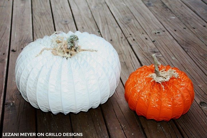 s 23 diy pumpkins you ve never seen before, Dryer vent pumpkins are the perfect fall DIY